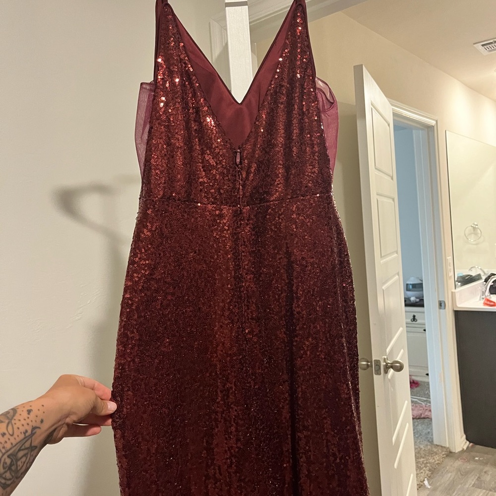 Worn Once! Merlot Sequence Size 6 - image 3